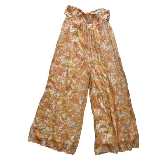 STORIA PALM TREE STRAPLESS JUMPSUIT SIZE LARGE REVOLVE - Picture 7 of 8